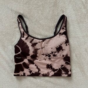 pink workout bra